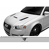 Extreme Dimensions Hood - Primered Fiberglass Gray - 107900
