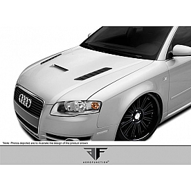 Extreme Dimensions Hood - Primered Fiberglass Gray - 107900