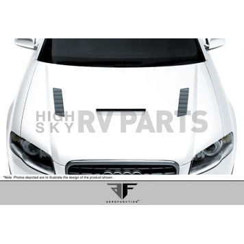 Extreme Dimensions Hood - Primered Fiberglass Gray - 107900-3