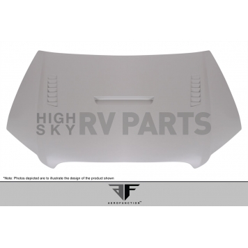 Extreme Dimensions Hood - Primered Fiberglass Gray - 107900-4