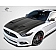 Extreme Dimensions Hood - Carbon Fiber Black - 112979