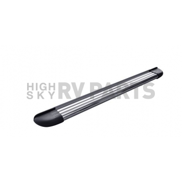 Romik USA Running Board Silver Aluminum Stationary - 23014418