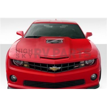 Extreme Dimensions Hood - Fiberglass Reinforced Plastic Black - Showoff Hood - 112639
