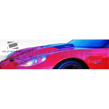 Extreme Dimensions Hood - Primered Fiberglass Black - 105777-4