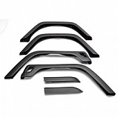 Omix-Ada Fender Flare - Black Thermoplastic Set Of 4 - 1160311