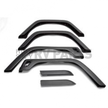 Omix-Ada Fender Flare - Black Thermoplastic Set Of 4 - 1160311