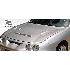 Extreme Dimensions Hood - Primered Fiberglass Black - 105523