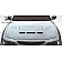 Extreme Dimensions Hood - Primered Fiberglass Black - 105523