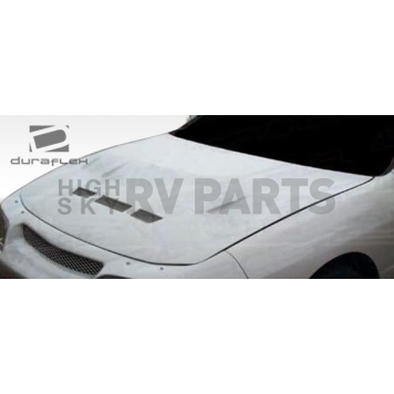Extreme Dimensions Hood - Primered Fiberglass Black - 105523-5