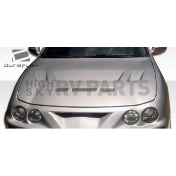 Extreme Dimensions Hood - Primered Fiberglass Black - 105523-6