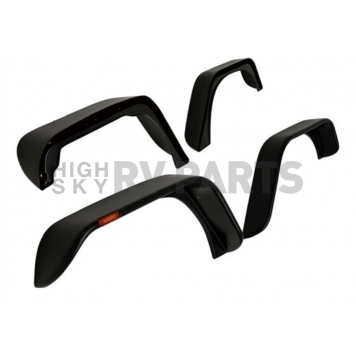 Paramount Automotive Fender Flare - Black ABS Plastic Black Set Of 4 - 580305
