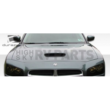 Extreme Dimensions Hood - Primered Fiberglass Black - 104853