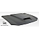 Extreme Dimensions Hood - Primered Fiberglass Black - 104853