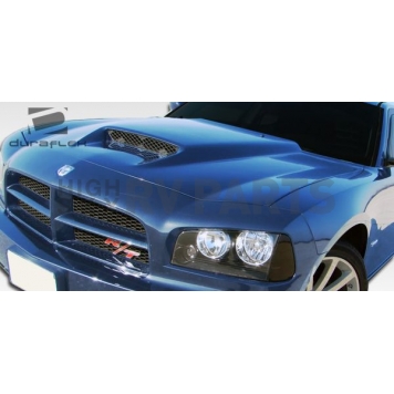 Extreme Dimensions Hood - Primered Fiberglass Black - 104853-6