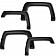 Paramount Automotive Fender Flare - Black ABS Plastic Black Set Of 4 - 580501