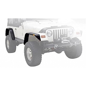 Paramount Automotive Fender Flare - Black ABS Smooth Plastic Black Set Of 4 - 17192