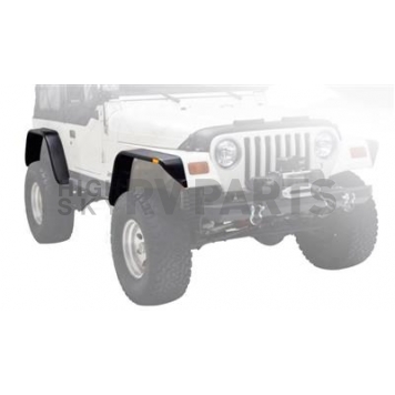 Paramount Automotive Fender Flare - Black ABS Smooth Plastic Black Set Of 4 - 17192