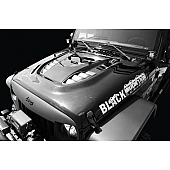 Black Mountain Hood - Heat Reduction Primered Black Steel - BM28213C