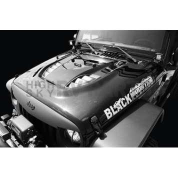 Black Mountain Hood - Heat Reduction Primered Black Steel - BM28213C