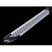 Romik USA Running Board Silver Aluminum Stationary - 62210418