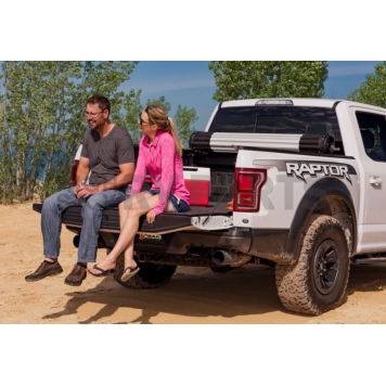 BAK Industries Tonneau Cover Hard Roll-Up Black Gloss Aluminum/ Vinyl - 39309-6