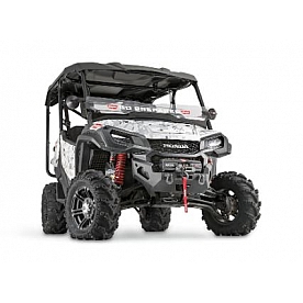 Warn Bumper 1-Piece Design Steel Black - 101700