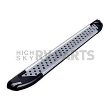 Romik USA Running Board Silver Aluminum Stationary - 62342418