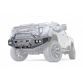 Warn Bumper Ascent 1-Piece Design Steel Black - 107179
