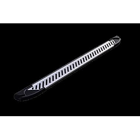 Romik USA Running Board Silver Aluminum Stationary - 62351418
