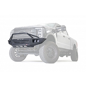 Warn Bumper Ascent 1-Piece Design Steel Black - 107290