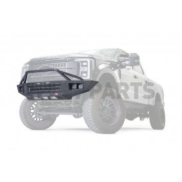 Warn Bumper Ascent 1-Piece Design Steel Black - 107290