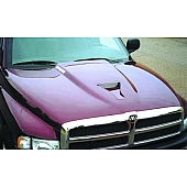 Reflexxion Hood - Viper Cowl Bare Galvanneal Steel Silver - 701801