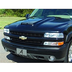 Reflexxion Hood - Single Cowl Ram Air Style Bare Galvanneal Steel - 702601