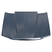 ProEFX Hood - Standard Straight Cowl Electro Deposit Primer (EDP) Steel Black - EFXCOL04V1
