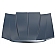 ProEFX Hood - Standard Straight Cowl Electro Deposit Primer (EDP) Steel Black - EFXCOL04V1