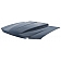 ProEFX Hood - Standard Straight Cowl Electro Deposit Primer (EDP) Steel Black - EFXCOL04V1