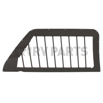 Go Rhino Safety Division Window Guard - Powder Coated Steel Black Single - 571713