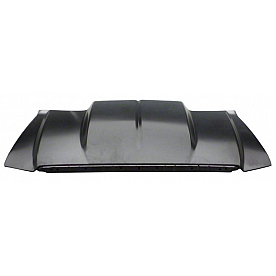 ProEFX Hood - Straight Dual Cowl Electro Deposit Primer (EDP) Steel Black - EFXFRD04V1