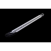 Romik USA Running Board Silver Aluminum Stationary - 62372418