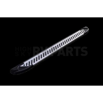 Romik USA Running Board Silver Aluminum Stationary - 62372418