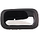 Help! By Dorman Interior Door Handle - Plastic Black Housing With Silver Lever Single - 92695