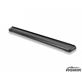 Romik USA Running Board Black Anodized Aluminum Stationary - 21755419
