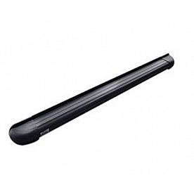 Romik USA Running Board Black Anodized Aluminum Stationary - 20051419