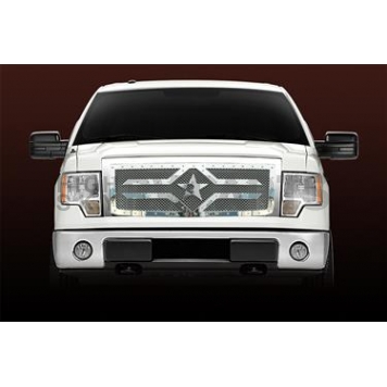 RBP (Rolling Big Power) Grille Insert - Chrome Plated  Rectangular - 551568