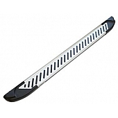 Romik USA Running Board Silver Aluminum Stationary - 61819418