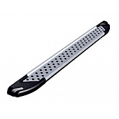Romik USA Running Board Silver Aluminum Stationary - 61820418