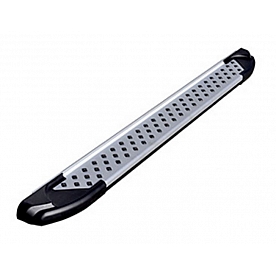 Romik USA Running Board Silver Aluminum Stationary - 61820418
