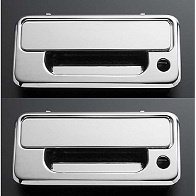 All Sales Exterior Door Handle -  Chrome Plated Aluminum Set Of 2 - 920C
