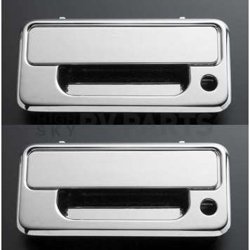 All Sales Exterior Door Handle -  Chrome Plated Aluminum Set Of 2 - 920C
