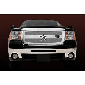 RBP (Rolling Big Power) Grille Insert - Chrome Plated Stainless Steel Rectangular - 851206
